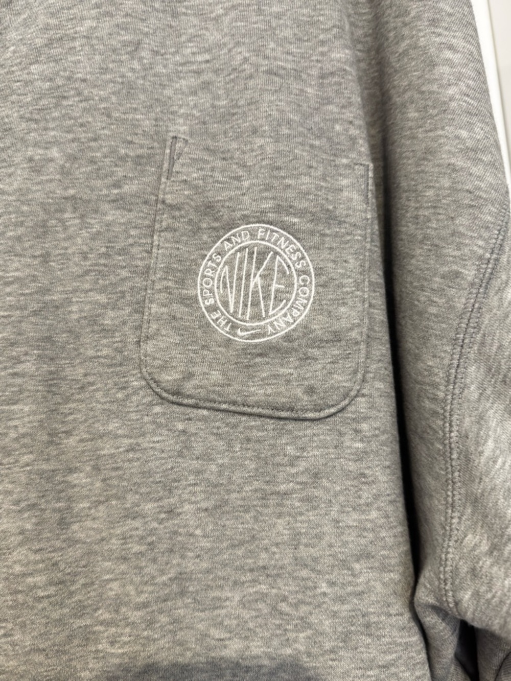 Nike Women's Gray Heather Femme French Terry Cardigan - Picture 3 of 7